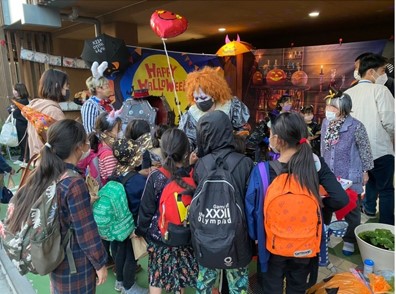 昨年のハロウィンイベントの様子（愛の家 板橋小茂根）