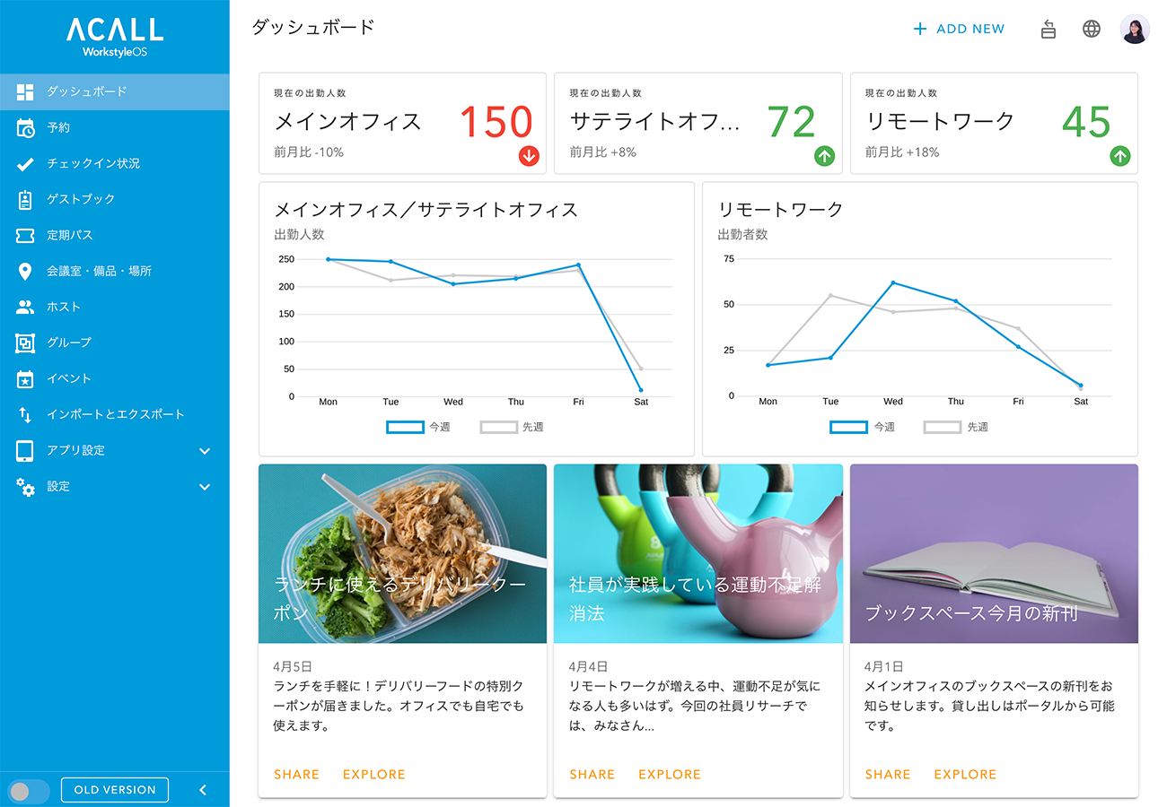 ACALLがWorkstyleOS Portal (β版)をリリース