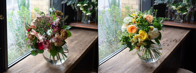 〈左から「Chic」「Natural」（写真はLサイズ）〉