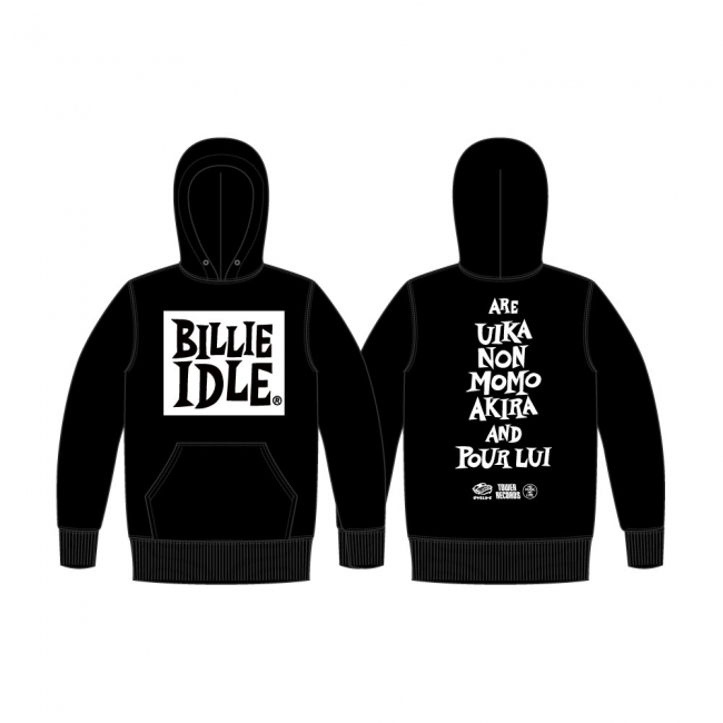 BILLIE IDLE® × TOWER RECORDS Hoodie (Black)