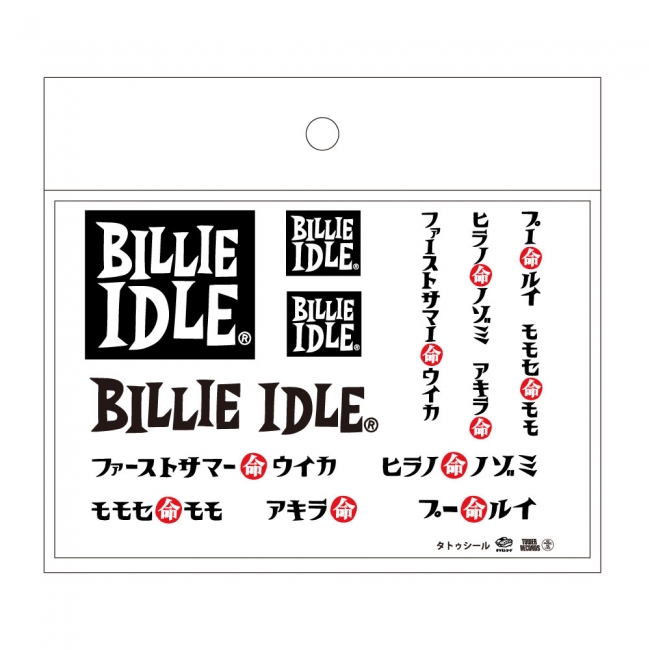 BILLIE IDLE® × TOWER RECORDS Tattoo Sticker