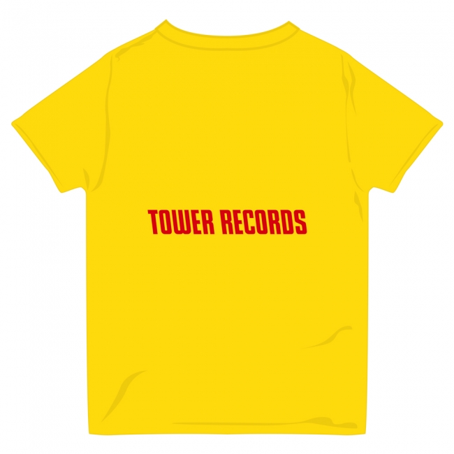 Superfly × TOWER RECORDS Window Tシャツ イエロー（裏）