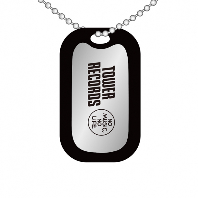 長渕剛 × TOWER RECORDS ドッグタグ型ネックレス　裏