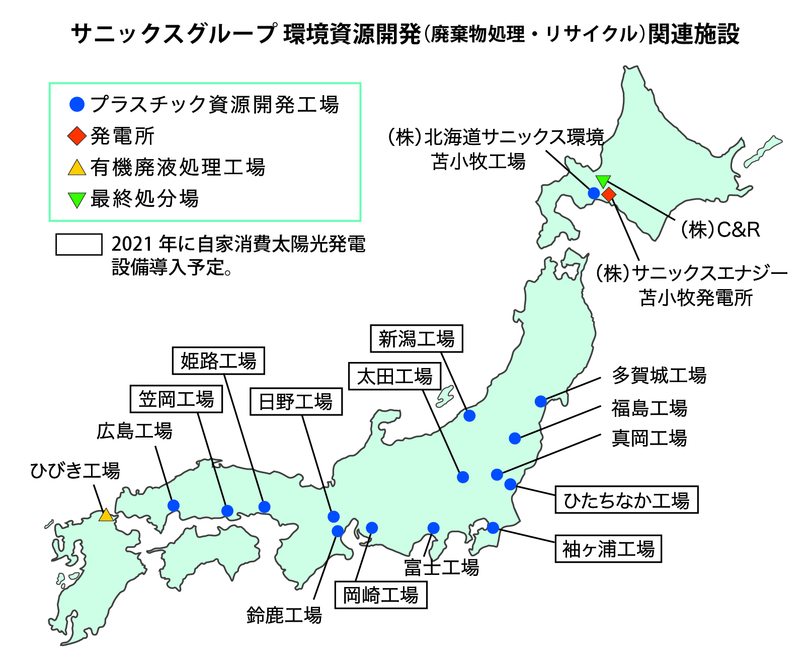 サニックス ８工場に自家消費型太陽光発電 自社施工で導入へ 株式会社サニックスのプレスリリース