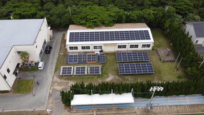 サニックス総合研修センター　自家消費型太陽光発電設備