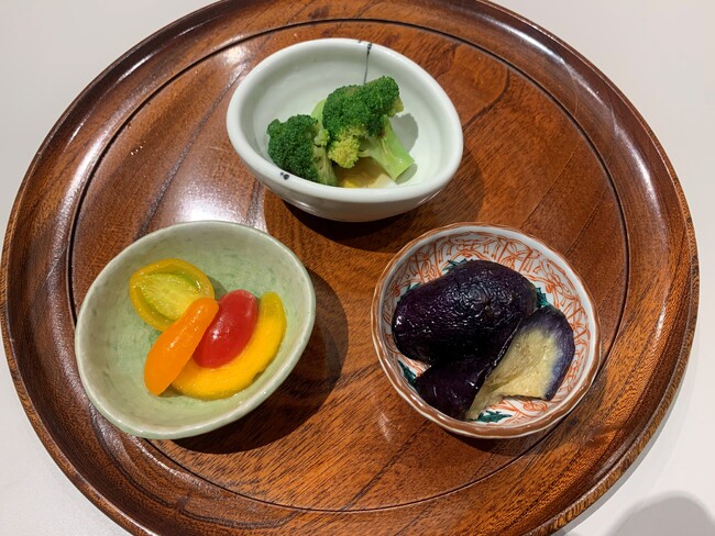 豊橋産食材の各種惣菜（みのる食堂銀座）