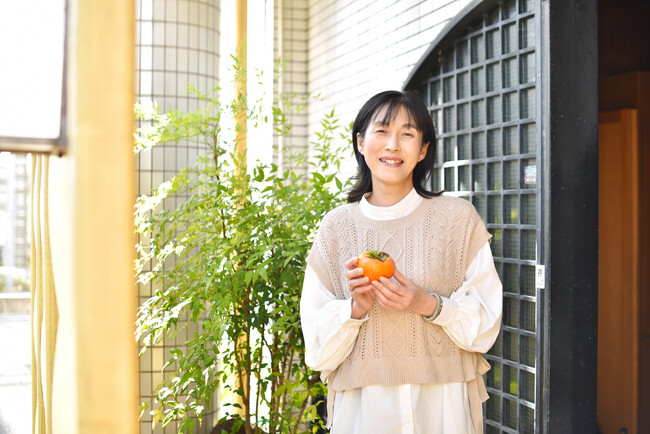 「百年柿園ベル・ファーム」の鈴木美有紀さん 「百年柿園ベル・ファーム」の鈴木美有紀さん