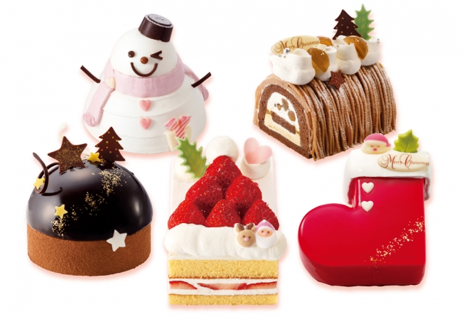可愛いサイズの クリスマスケーキ 全5種が登場 17銀のぶどうのクリスマス 株式会社グレープストーンのプレスリリース
