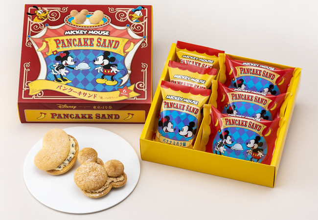 東京ばな奈とディズニーが贈る共同スイーツ ミッキーマウスのパンケーキサンドが全国通販に初登場 株式会社グレープストーンのプレスリリース