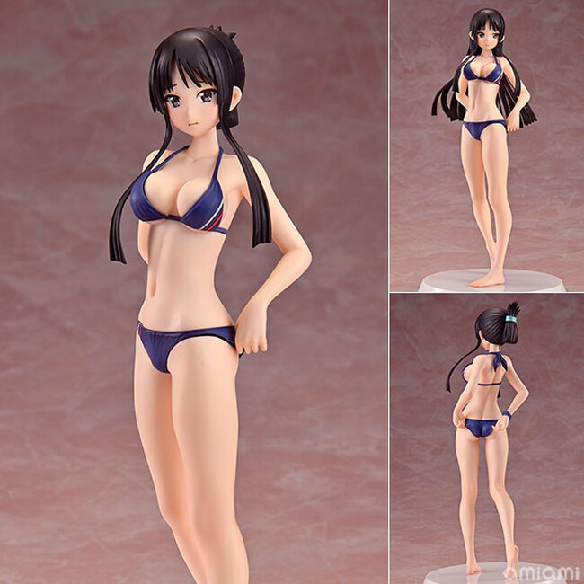 けいおん！　秋山澪　水着ver.　スケールフィギュア　アルファマックス けいおん！ 秋山澪 水着ver. 1/7 完成品フィギュア[アルファ