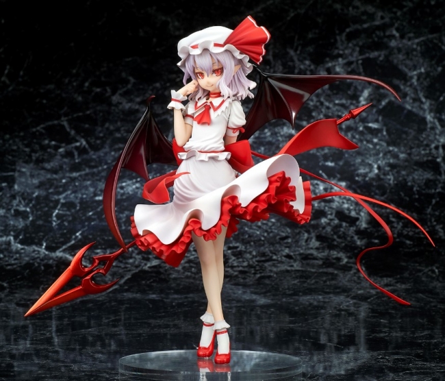 東方project 永遠に紅い幼き月 レミリア スカーレット 完成品フィギュア が あみあみ限定購入特典付きで予約受付中 大網株式会社のプレスリリース