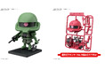 『ガンプラくん』から、「ザクプラくん」「シャアザクくん」が登場。選択式でランナーVer.でもディスプレイが可能!