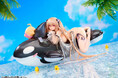 『アズールレーン』より、「アンカレッジ」が着せ替え「ドルフィンブルー・レッスン」の姿でフィギュア化。あみあみにて予約受付中。