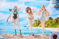 TVアニメ『ライザのアトリエ ~常闇の女王と秘密の隠れ家~』より、「ライザ」「クラウディア」「リラ」の3人が水着姿でフィギュア化。