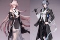 大人気スマホゲーム『アークナイツ』より、「テレジア 音律の旅VER.」「ロゴス 音律の旅VER.」がフィギュアで登場。