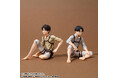 『進撃の巨人』より、「エレン」「リヴァイ兵士長」が、てのひらサイズのフィギュアになって登場。あみあみにて、それぞれ予約受付中。