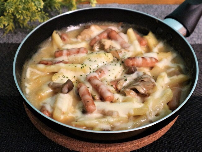 すぐできちゃうポテトフライパングラタン すぐできちゃうポテトフライパングラタン