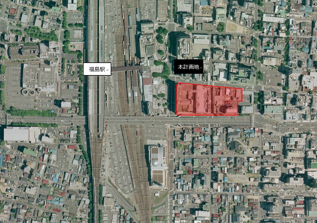 紺屋町 御幸町地区市街地再開発事業 現地の様子2019年8月 静岡市の超高層ビル ﾀﾜｰﾏﾝｼｮﾝ