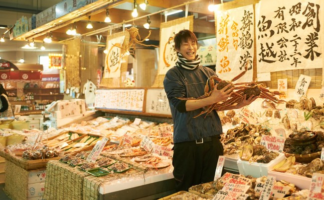 日本海側最大級の海鮮市場をもつ道の駅