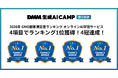 【DMM 生成AI CAMP 学び放題】2026年 GMO顧客満足度ランキング「オンラインAI学習サービス」の4項目で1位を獲得！