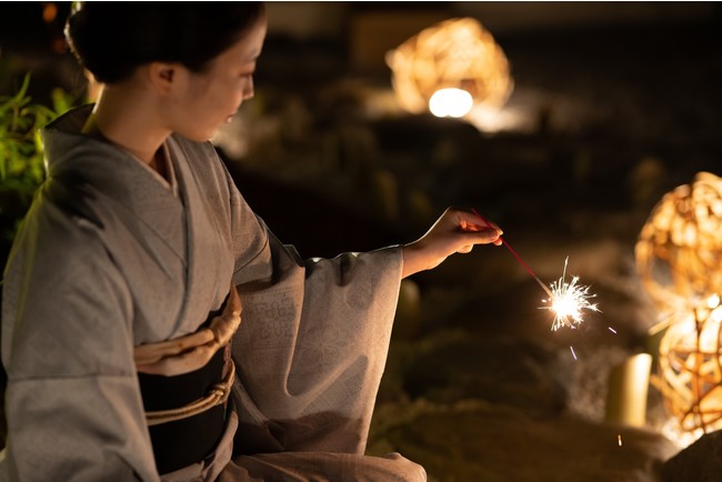 THE JUNEI HOTEL京都　「屋上庭園で奏でる線香花火」