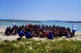 約800人で、合計1トンのゴミを回収 海に対する愛着の高さがNo.1(※1)の九州沖縄エリアにて日本財団 SPOGOMI WORLDCUP エキシビションマッチを開催しました