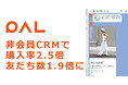 非会員CRMで購入率 2.5 倍、LINE 友だち数 1.9 倍に!