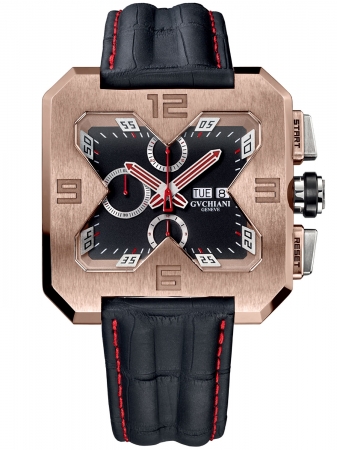 GVCHIANI BIG SQUARE ROSE GOLD 