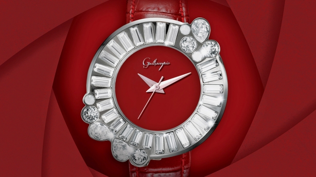 ガルティスコピオの新作腕時計はフェイスが回転してキラキラ度アップ