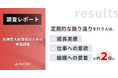 【調査レポート】定期的な振り返りを行う人は、成長実感・仕事への意欲・組織への愛着が約2倍に