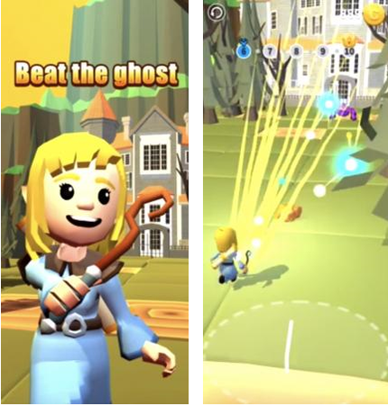 高校生がデザインしたゲーム「Beat The Ghost」。