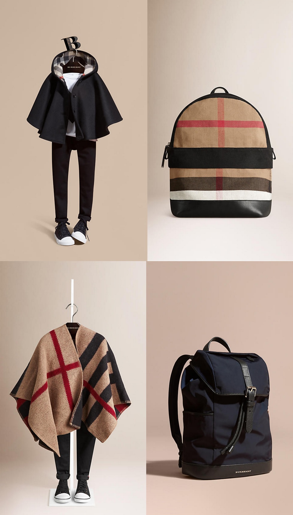 BURBERRY バーバリー チルドレン キッズ リュック バックパック - バッグ