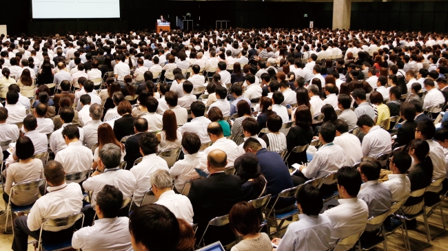 弊社主催の展示会でのセミナー風景