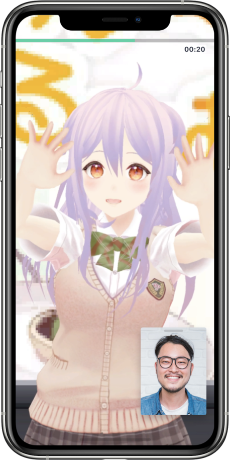 1on1イベント専用アプリ「SHOWROOM Meet」にバーチャル機能を追加。リアル演者だけでなく、VTuberやアニメキャラのイベント企画が可能に