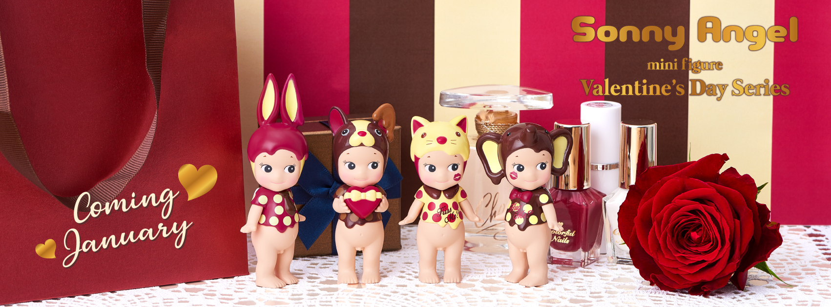 ちょっぴり大人なバレンタインをソニーエンジェルと―。『Sonny Angel mini figure -Valentine‘s Day Series- 2020』発売決定!!