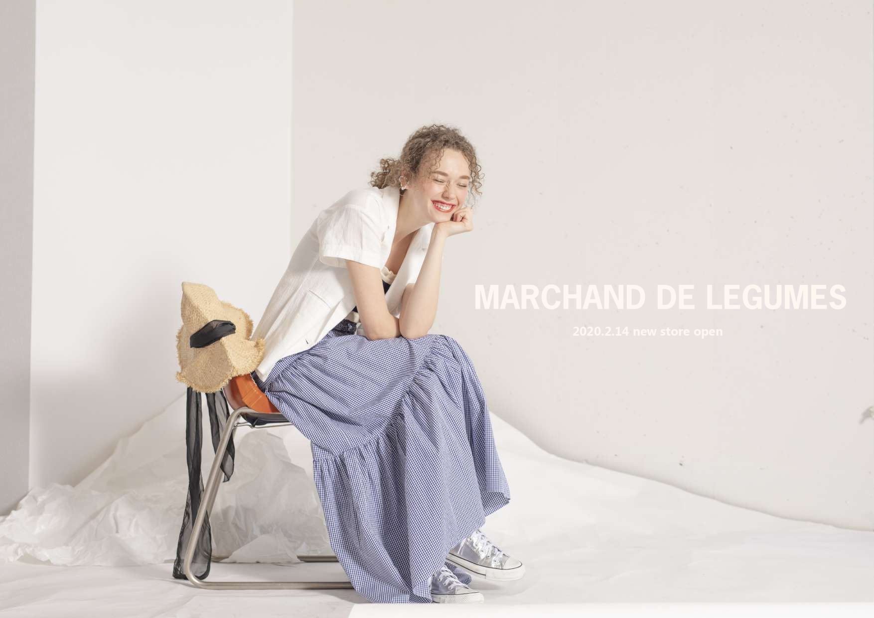 MARCHAND DE LEGUMES dress - ロングワンピース/マキシワンピース