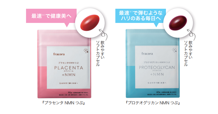 ２つの大人気サプリにNMNをプラス。最速(※1)で最高(※1)の健康美