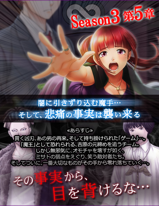 美女だけで構成された チーム と一緒に事件に挑め カード型サスペンスアプリ 六本木サディスティックナイト Season3 第5章 4月9日 土 より配信中 株式会社ボルテージのプレスリリース