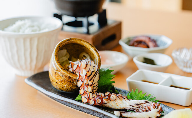 島のたこのタタキ茶飯新登場