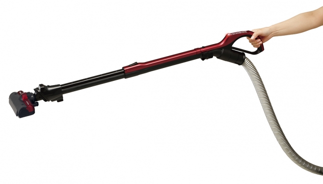 『らくわざフリーグリップ』(ヘッド、延長管、ホースの合計質量、約1.4kg)イメージ