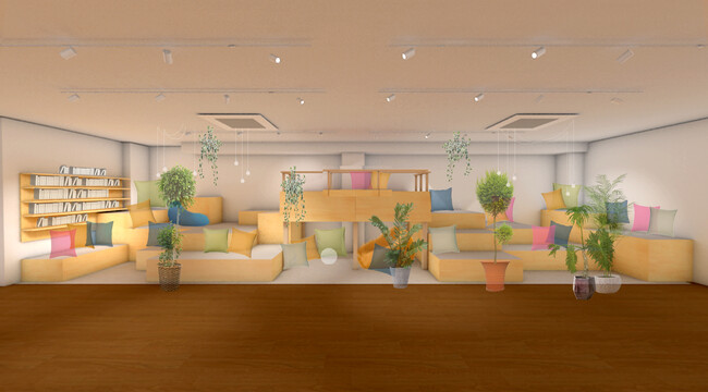 ▲階段ベンチCGパース