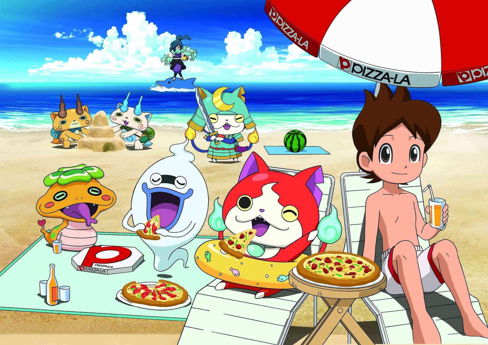 「妖怪ウォッチスペシャルパック!!」販売開始!お好きなピザプラス200円で、オリジナルキャラグラス、カートン、シールの3点がセットになってピザーラお届け!!2015年6月17日(水)~ 数量 「妖怪ウォッチスペシャルパック!!」販売開始!お好きなピザプラス200円で、オリジナルキャラグラス、カートン、シールの3点がセットになってピザーラお届け!!2015年6月17日(水)~ 数量
