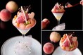 【1日20食限定】「桃のパフェ ヴェルヴェーヌの香りをアクセントに」が今年も登場！フレッシュ・ソルベ・コンポート、3つの仕立てで桃を堪能