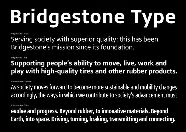 Monotype 株式会社ブリヂストンと共同制作のコーポレートフォント Bridgestone Type が2021年度グッドデザイン賞を受賞 Monotype株式会社のプレスリリース