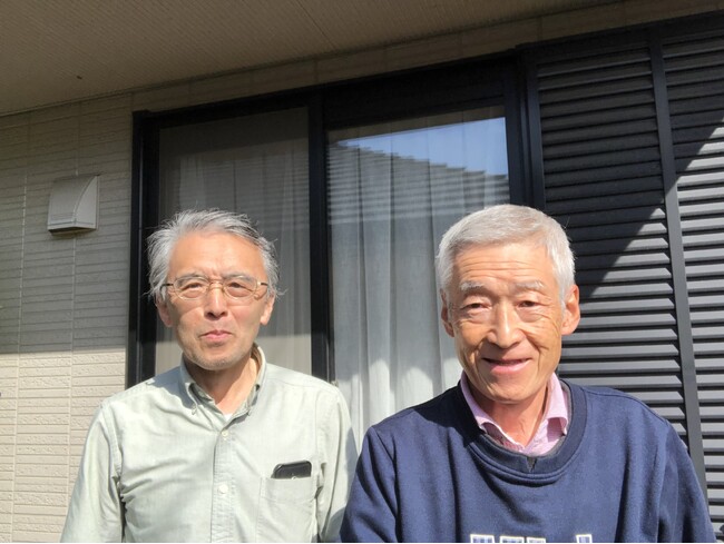 千葉県に住む大学空手部の後輩。連絡なしの50年ぶりの奇跡的な再会でした。