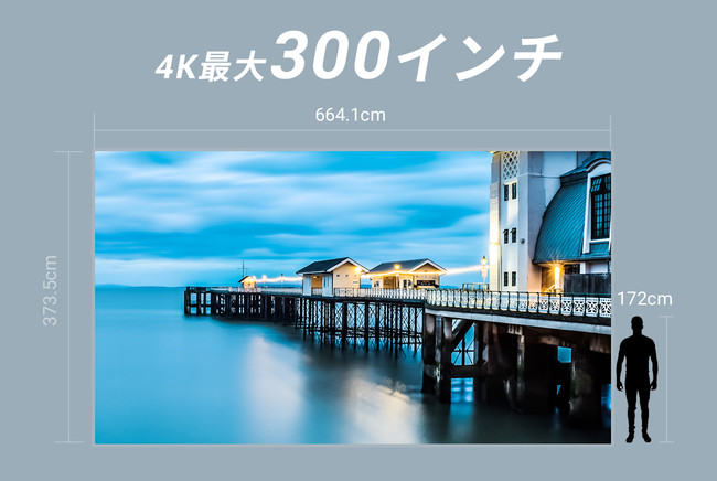 XGIMI HORIZON ホームプロジェクター 高輝度 2200ANSI ルーメン フルHD 1080p 家庭用 Android TV - 1