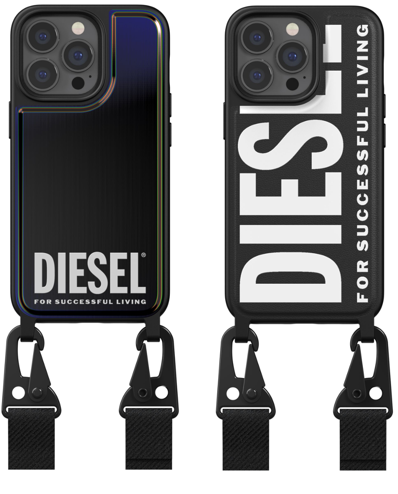 ◇ネックストラップ付◇ diesel/ディーゼル iPhoneケース - iPhoneケース