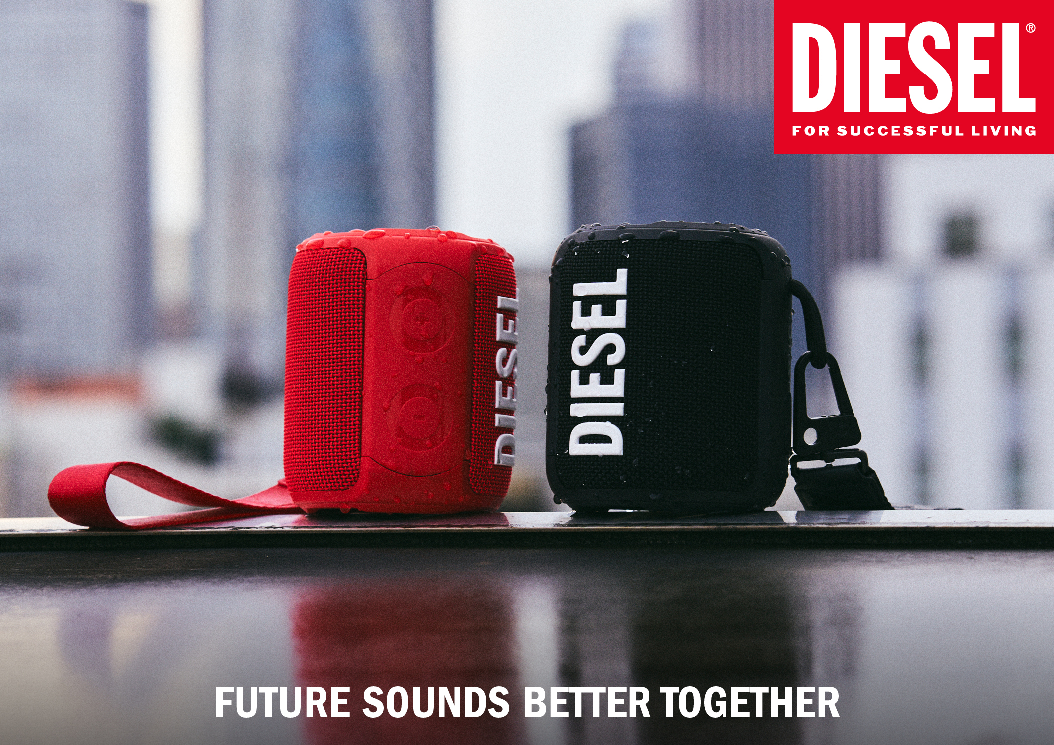 DIESEL、充実したサウンド体験を実現するワイヤレススピーカーを発表 