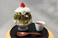 日本茶カフェ「八屋」より、話題の求肥を使用したかき氷が登場!第1弾は、大福を食べているかのような味わいの『お餅とフルーツクリームのかき氷』~八女抹茶特有の香気が口いっぱいに広がる贅沢なかき氷~