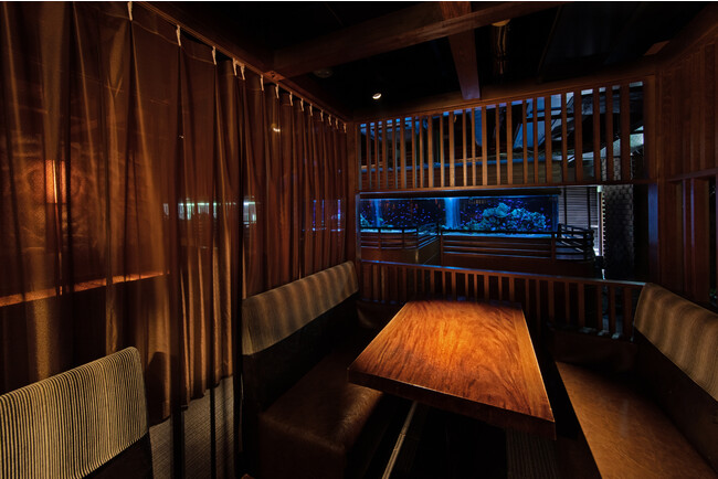 半個室のラウンジソファー